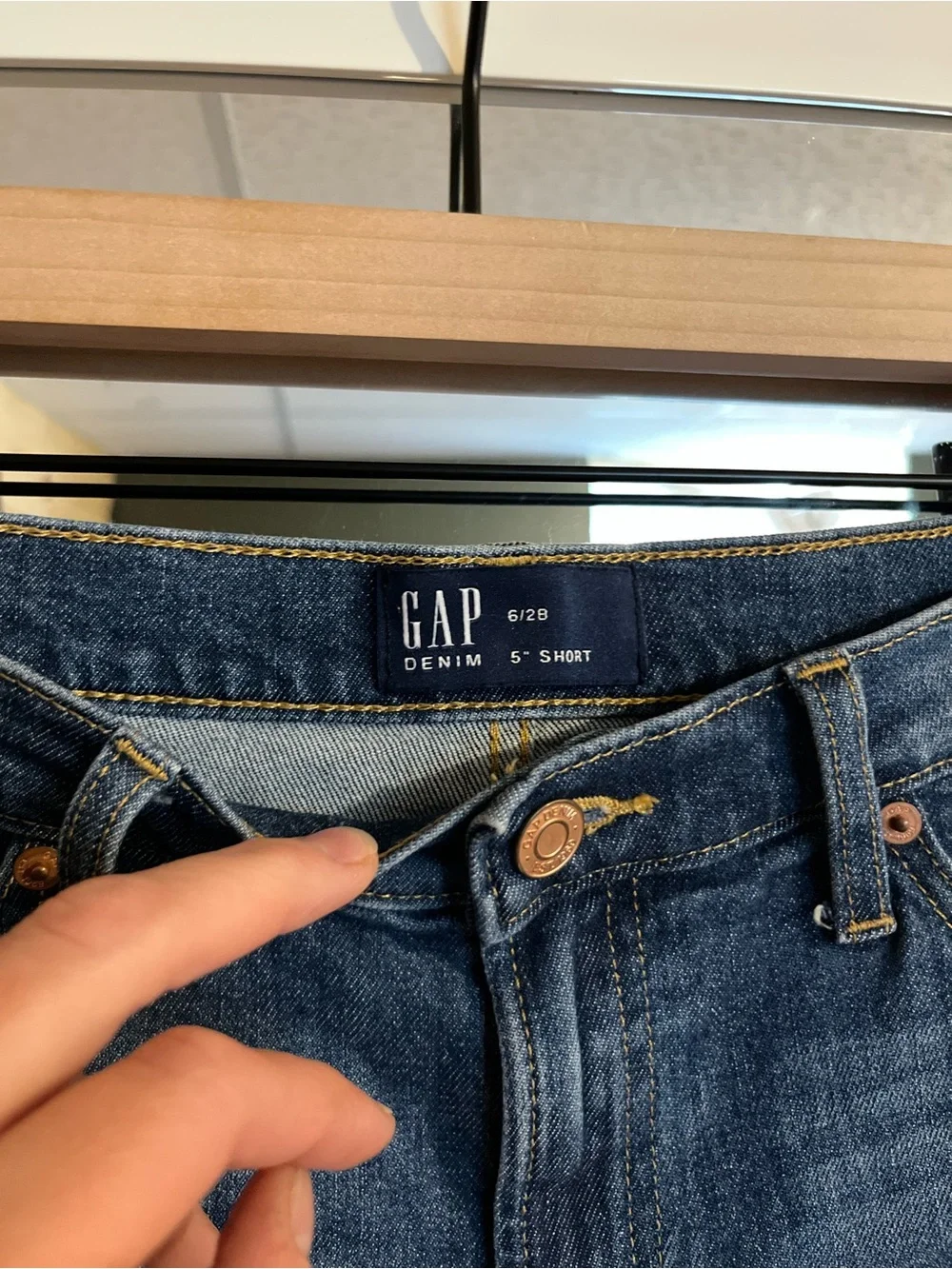 Gap Denim Midi Shorts